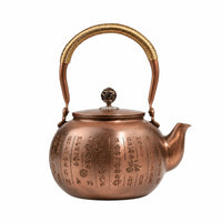 Tea Kettle with Lid Hammered Hot Water Boiler Stain-Stain-Resistant for Camping