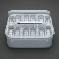 Reptile Egg Incubator Box with 12 Grids for Gecko Lizard Snake Hatching
