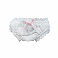 10cm Doll Great Gift White Doll Panties Simple to Wear Toy Accessory