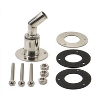 Stainless Steel Exhaust Flange Pipe Fitting Bolt-on Flange Adapter with Screws Long-Lasting Exhaust Connector with Gaskets Easy Installation for Parking Heater