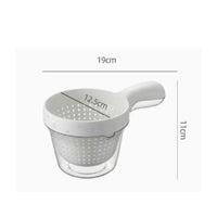 Double-Layer Draining Basket Compact Double Layer Draining Basket Simple Design