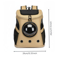 Transparent Cat Carrier Backpack Travel Friendly Foldable Cat Backpack Carrier Lightweight for Animal Doctor Visits