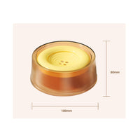 Floating Plate Water Bowl Non-Slip Base for Feeding, Small Dogs