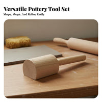 8 Pieces 8 Piece Pottery Tool Set Long-Lasting Clay Sculpting Tool Set