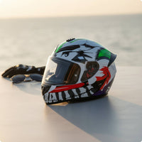 Aerodynamic Full Face | Ventilated, Full Face Helmet, for Karting