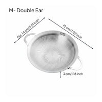 Oil Draining Sieve Food Grade Household Kitchenware Easy to Clean for Washing