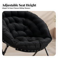Adjustable Backrest Lounger Foldable Design Adjustable Floor Lounger for Bedroom