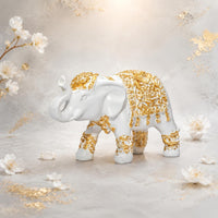 Resin Elephant Figurine Ornate Elephant Figurine Modern Elegant Design