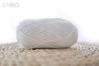 萌四萌4雪妃尔萌娃娃4股四股牛奶棉毛线钩针线毛线团手工编织diy
