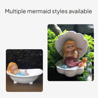 Mermaid Resin Aquarium Decor, Underwater Landscape Ornament