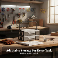 Compartmentalized Storage Case Multi-Compartment Compartmented Hardware Case