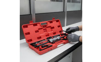 11-Piece Slide Hammer Depression Repair Tool Kit Long-Lasting Slide Hammer Depression Puller Set Portable Auto Body Repair Kit with Carrying Case Sturdy for Workshop