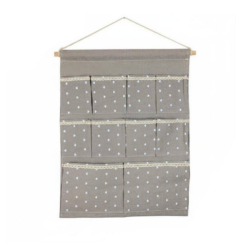 Wall Hanging Storage Compartment Saving over the Door Storage Organizer Textile Pocket Organizer for Nursery, Washroom