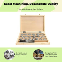 Adjustable Valve Seat Cutter Tool Set for Automotive Repair
