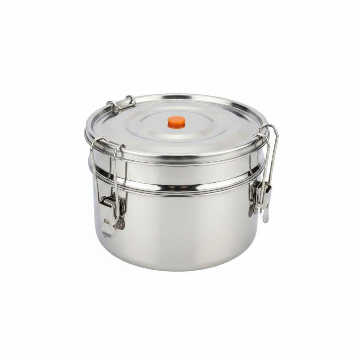 Easy to Clean 304 Stainless Steel Lunch Box Sturdy Double Layer Lunch Box Rust Proof for Outdoor, Picnic, Travel