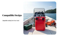 Outboard Engine Fuel Reservoir Portable Boating Equipment Leak-Proof