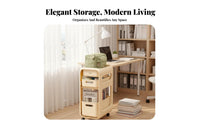 Mobile Backpack Rack Sturdy Construction Multi-Tier Rolling Organizer for Office