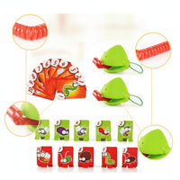 Frog Proboscis Game Interactive Lizard Proboscis Game Frog Mask Two-Player Toy Competitive for Children, Playdate, Party