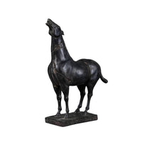 Horse Figurine with Hardened Resin Horse Figurine Weathered Decor for Home Stylists, Office