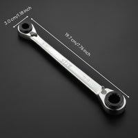 Bidirectional ratchet wrench for cars