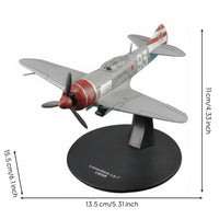 Display Plane Model Painted Feature Metal Airplane Model Collectible