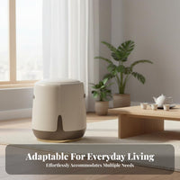 Round Stuffed Ottoman Padded Top Three-Legged Round Seat adaptable