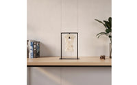 Metal Frame with Marble Insert Modern Frame with Hanging Ornament Minimalist Tabletop Decor Piece for Entryway