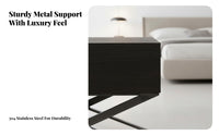 Nightstand with Storage Minimalist Design Bedside Cabinet Modern design for Hotel