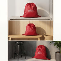 Foldable Lightweight Travel Shopping Bag Backpack with Drawstring Closure