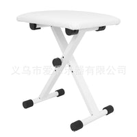 批发琴凳四档调节可升降折叠电子琴凳海绵钢琴凳单人古筝弹琴凳子