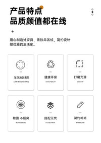 梳妆凳羊羔绒轻奢奶油风现代简约家用化妆凳实木软包云朵换鞋凳 奶咖色-方底座-带旋转