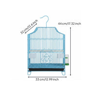 Stainless Steel Bird Enclosure Sturdy Breeding Bird Enclosure Slide-out Trays