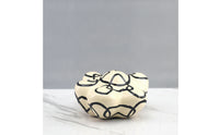 Abstract Sculpture Hand-Painted Resin Statue Glossy for Bookshelf, Homeowners