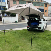 拉布塔便携车尾帐篷 汽车车边帐篷 户外野营多人防雨遮阳凉棚