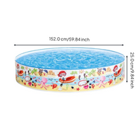 Foldable Hard Plastic Dog Pool, Leak-Resistant, Portable