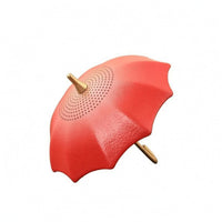 Umbrella Tea Golden stemColored Metal Stem Kitchen Tool Textured