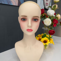 Cosplay Anime Head Model PVC Wig Display Mannequin Head for Wig Shop Window Display