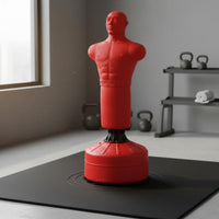 Torso-Form Punching Bag Black Connector Silicone Punching Bag Impact Absorbing Boxing Target