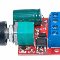 Adjustable Speed DC Motor Controller, High Power DC Motor Drive Module, DC Motor Governor Switch Function, 5V-35V Motor Speed Regulator Module