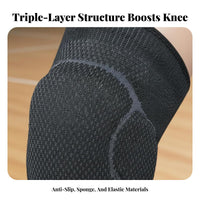 2 Pieces Volleyball Knee Pads Thickened Padding Thick Sponge Knee Protectors