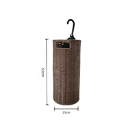 Umbrella Upright Woven Umbrella Holder Raised Edge