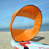 Portable Kayak Sail 42-inch Downwind Paddle Board Sail for Canoes and Inflatables