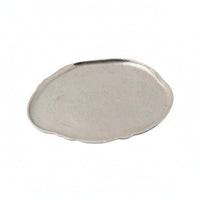 Aluminum Tray Irregular Profile Tray Silver Serving Ware