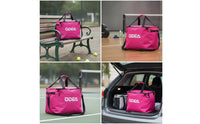 Foldable Tennis Ball Bag Zippered Tennis Ball Storage Bag Oxford Breathable for Coaches, Practice