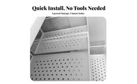 Sliding Wire Drawer Pull-pull-out Design Closet Organizer Mesh mesh panel for home users