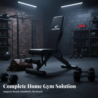 Adjustable Weight Bench Multi-Functional Adjustable Utility Bench with Pulley Fullphysique Training Sturdy Construction