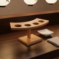 Hand Roll Effortless to Clean Hand Roll Holder Space-Saving Display Rack for Restaurant