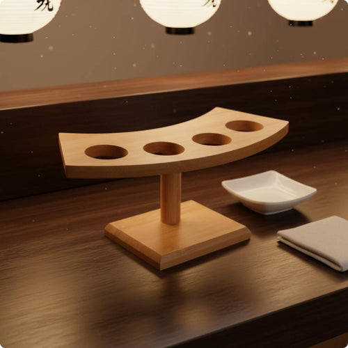 Hand Roll Effortless to Clean Hand Roll Holder Space-Saving Display Rack for Restaurant