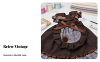 1/6 Scale Doll Clothes Includes Headpiece BJD Doll Outfit Layered Design BJD Clothing Set