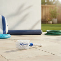 Pool Brush Head Universal Fit Pool Brush with Nylon Bristles Manual